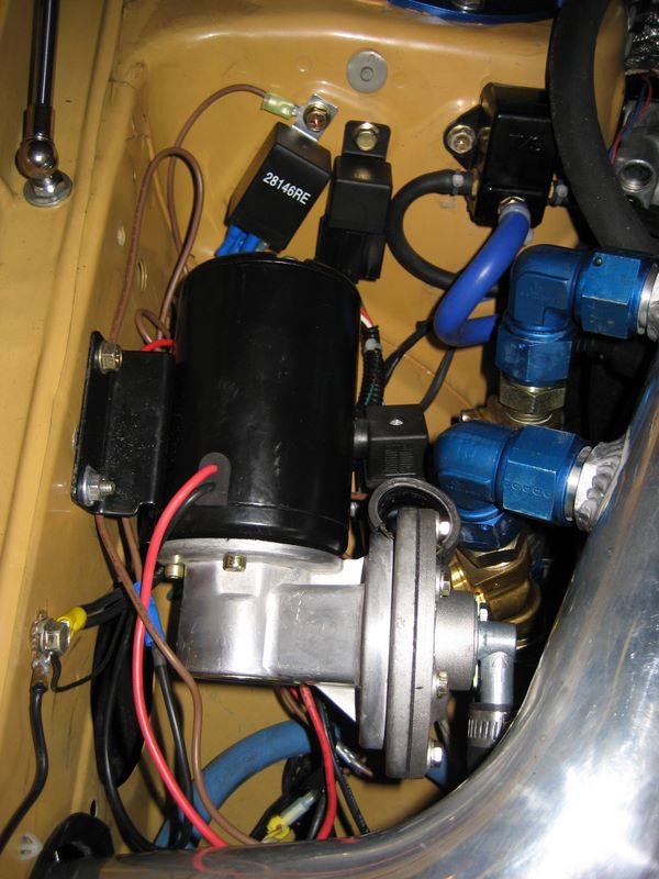 Electric Vac Pump For Brake Booster And A New Steering Wheel Nasioc This T Is After The Check Valve So When I M Not Running Antilag Brake Booster Still Evacuated Using Engine Vac
